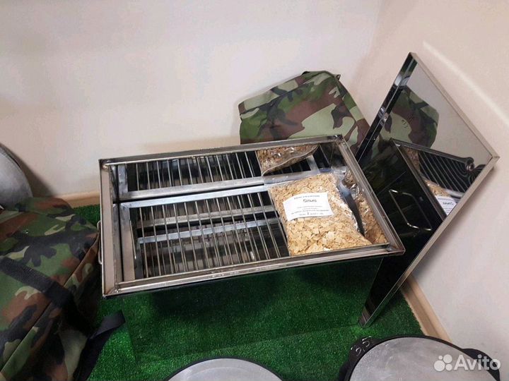 Коптильня с гидрозатвором (шарабан)