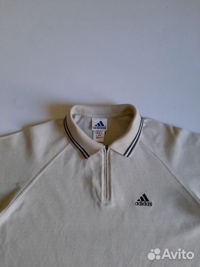 Adidas vintage polo zip 1999г оригинал