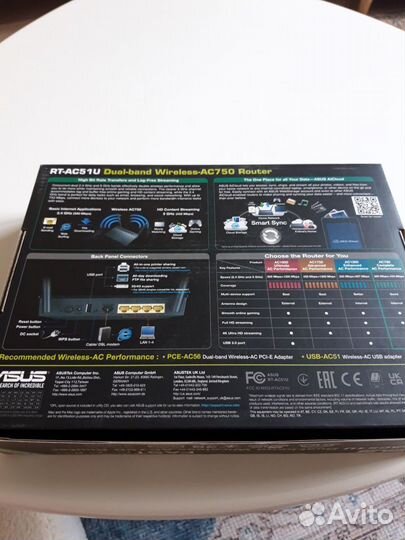 Wifi роутер asus rt-ac51u