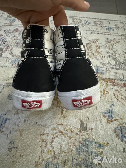 Кеды vans высокие
