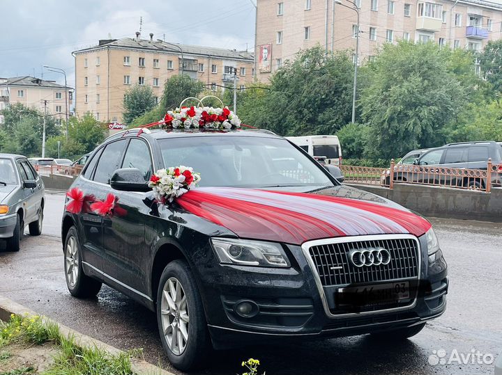 Свадебные украшения на машину