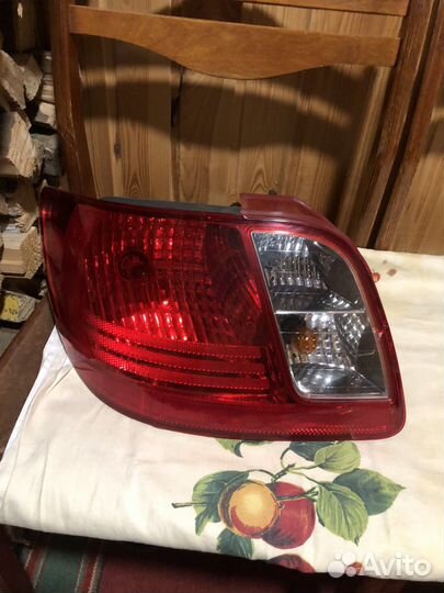Задние фонари на kia rio