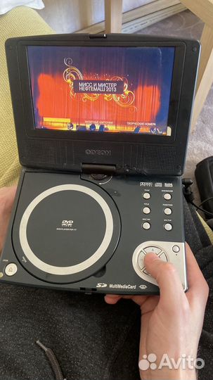 Портативный видеопроигрыватель DVD плеер