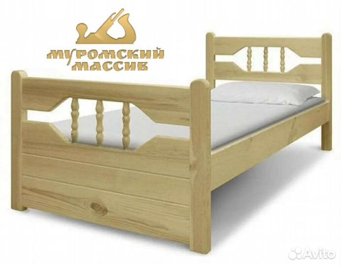 Кровать из массива дерева Крокус