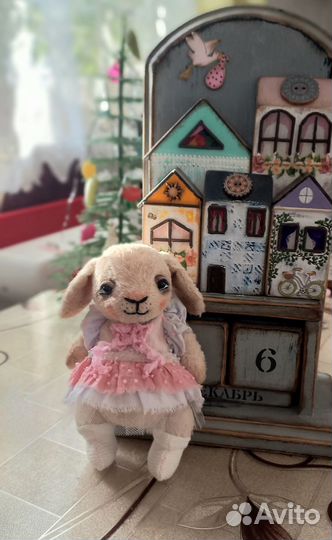 Зайка тедди ручной работы