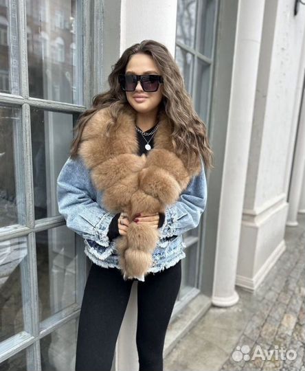 Джинсовки с натуральным мехом