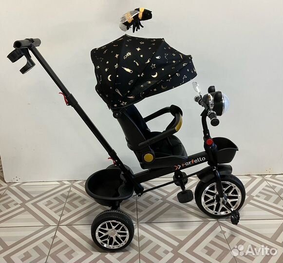 Трехколесный велосипед коляска