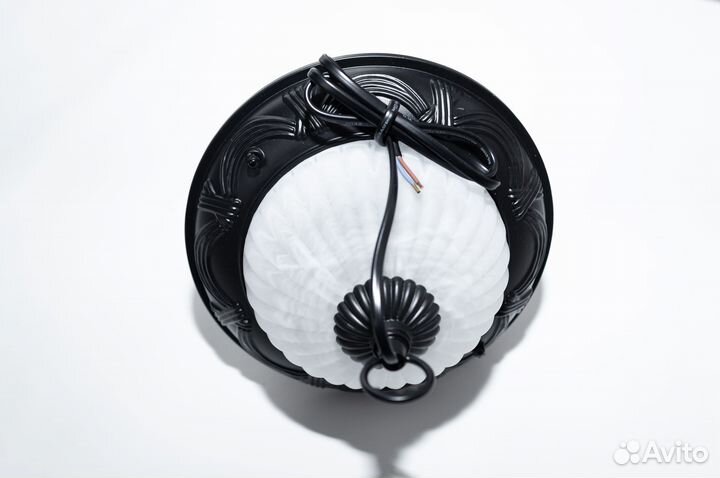 Светильник подвесной метал стекло