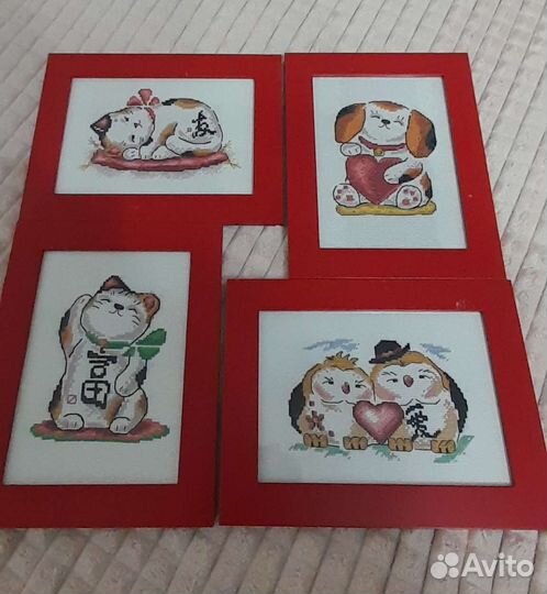 Вышивка крестом, ручная работа