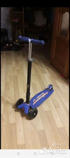 Самокат детский трехколесный б/у
