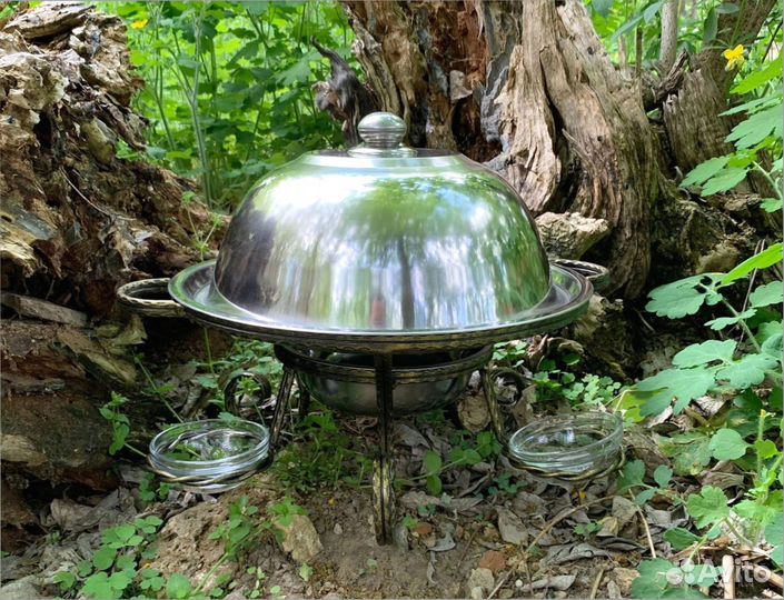 Садж для овощей и шашлыка с крышкой ручная работа