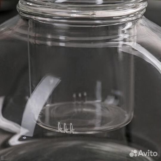 Чайник заварочный со стеклянным ситом, 1 л