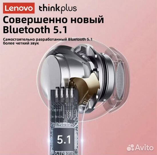 Наушники Lenovo thinkplus LivePods LP40 Pro