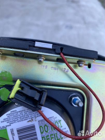 Фара и Подушка безопасности на руль Hyundai accent