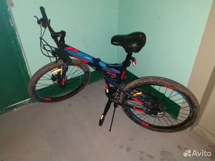 Велосипед Stels Pilot 950 MD V011 синего цвета