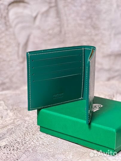 Кошелек Goyard Victoire Wallet Green