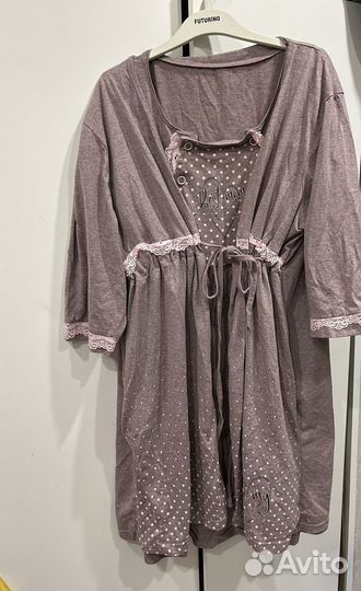 Халат и сорочка для беременных 50