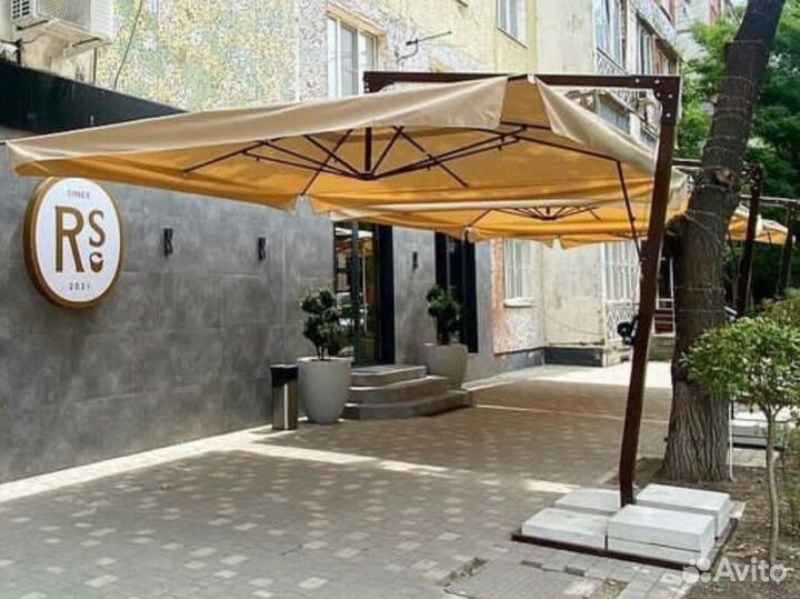 Уличный зонт для кафе