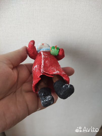 Ватные елочные игрушки 