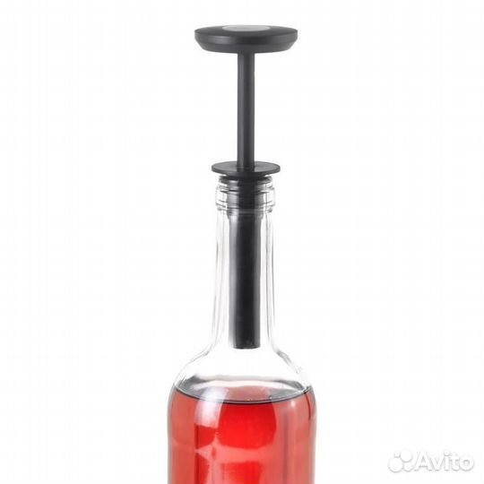 Вакуумная пробка для вина AdHoc, черная