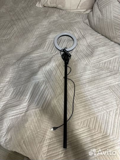 Лампа кольцевая RGB