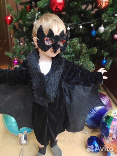 Новогодний костюм карнавал Бетмана летучая мышь