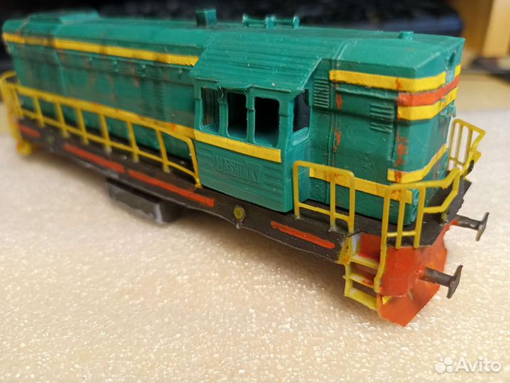 Модель железной дороги 1:87 тепловоз