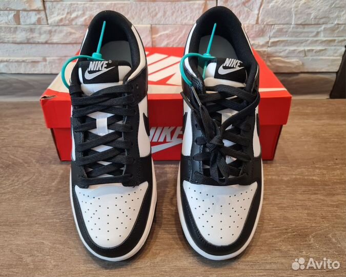 Nike Dunk low retro black white оригинал