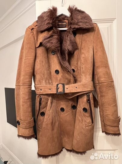 Дубленка стиль Burberry