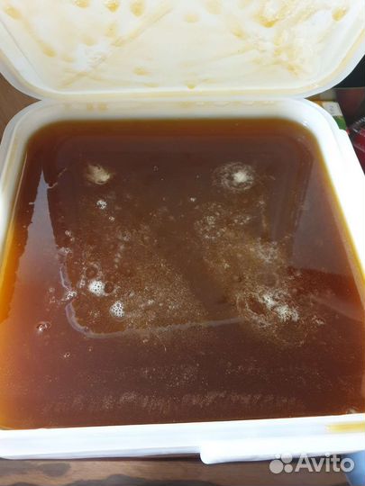 Мед луговой, разнотравье, цветочный, 3л, соты