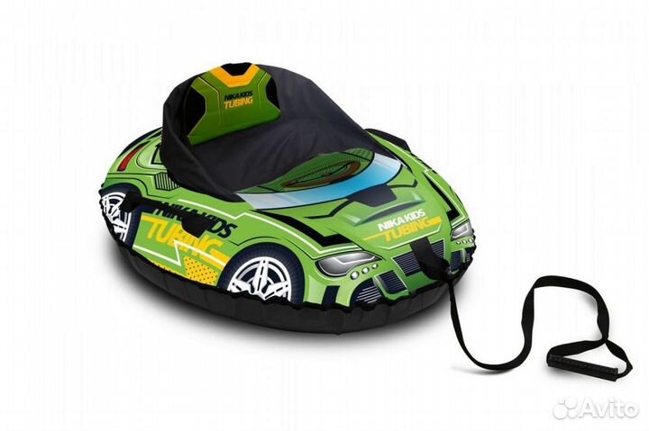 Тюбинг ника Овальный (Машинка голубой)