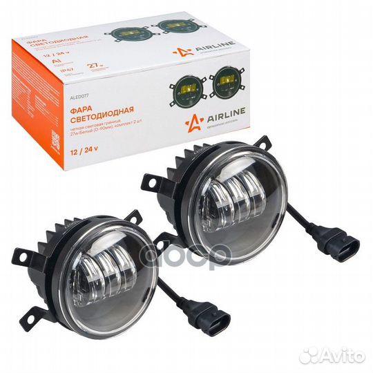 Фара светодиод, четкая свет.граница, 27W Бел, D