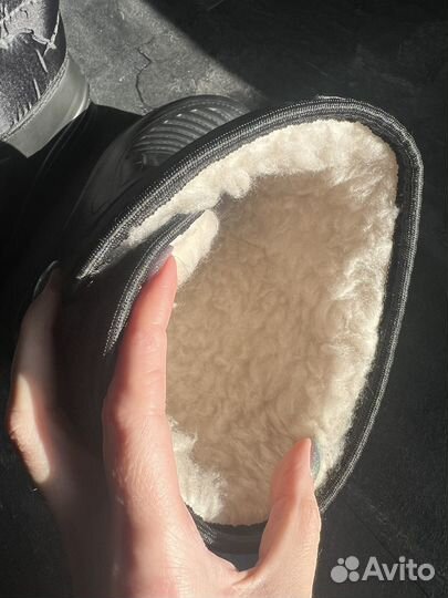 Ботинки утепленные мужские дутики