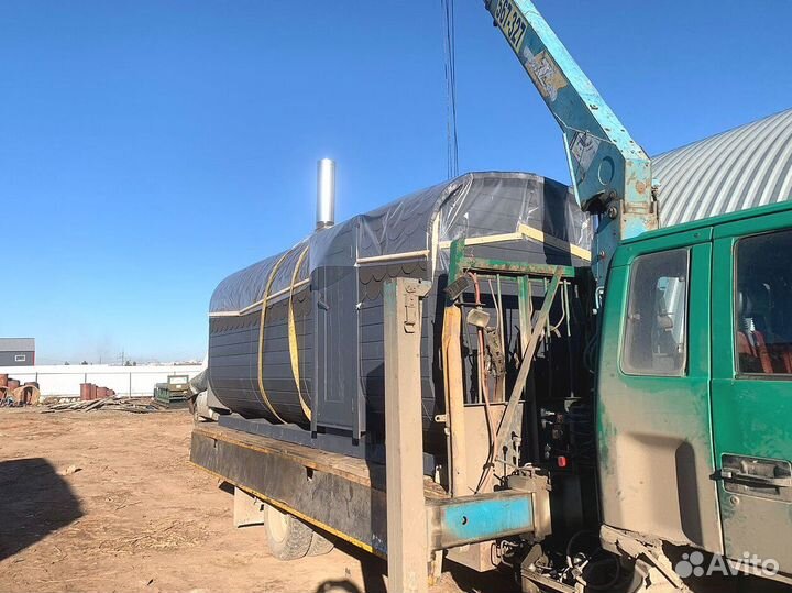 Баня-бочка квадро в наличии