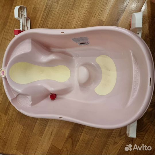 Ванночка для купания ok baby с полозьями