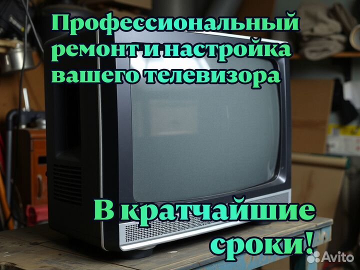 Ремонт и настройка телевизоров, приставок, антенн