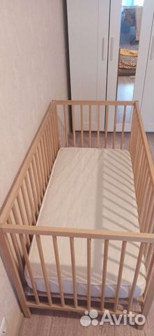 Детская кровать IKEA с матрасом