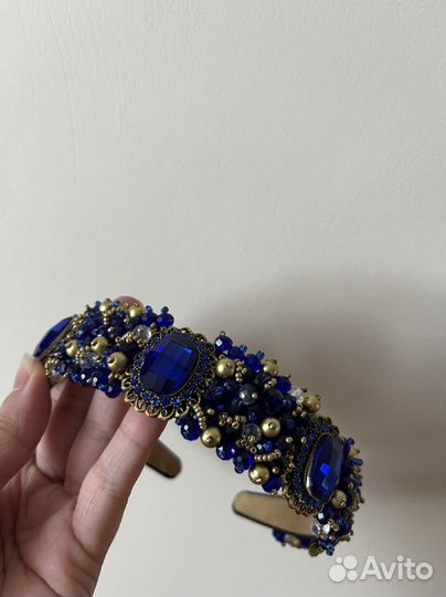 Ободок с серьгами