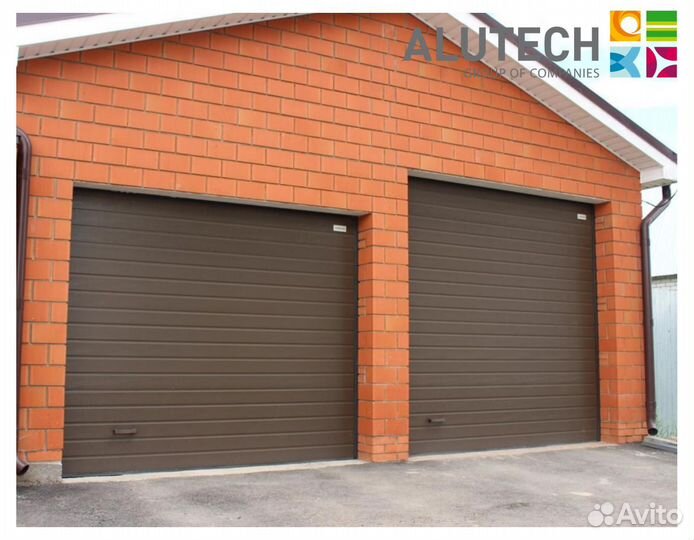 Секционные ворота alutech