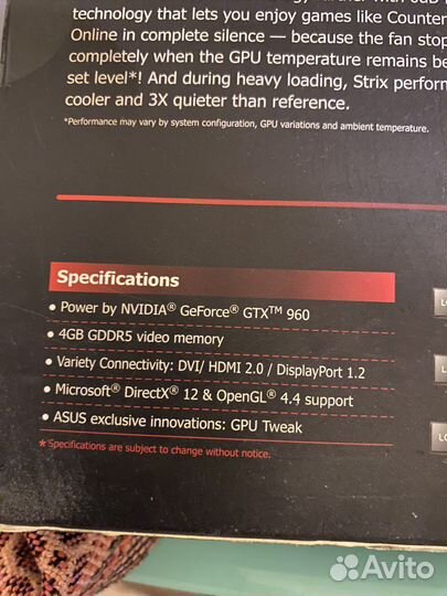 Видеокарта gtx 960 4 gb