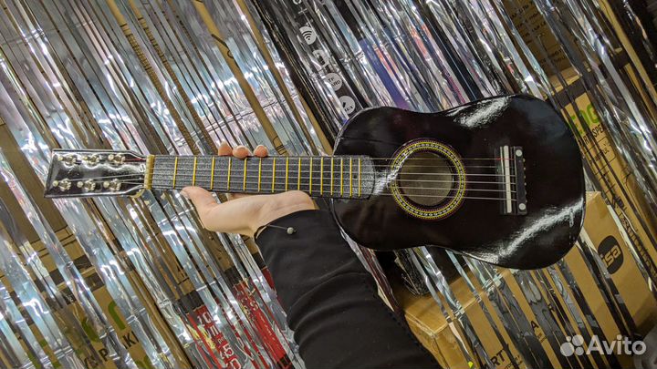 Гитара укулеле шестиструнная классическая 58см
