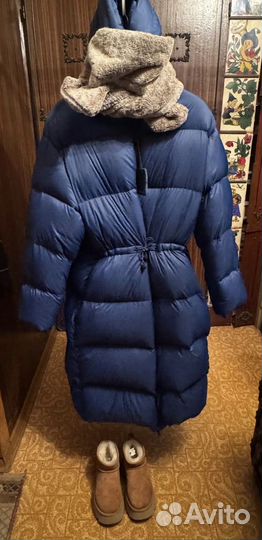 Пуховик женский длинный размер 52-54