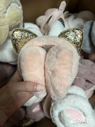 Наушники меховые для девочки