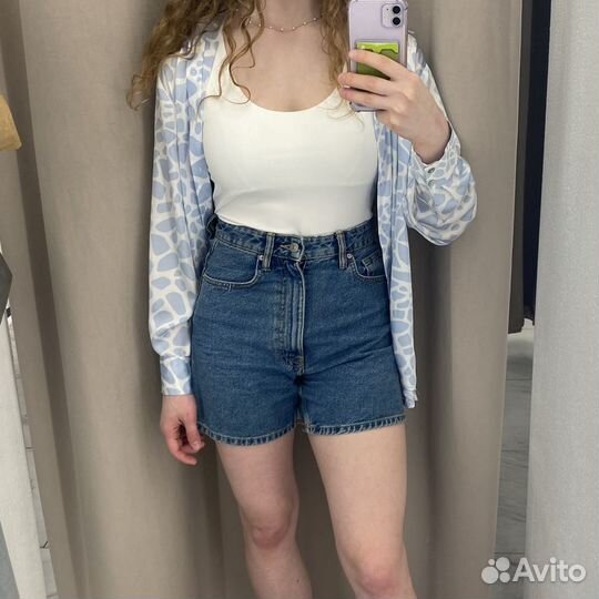 Джинсовые шорты zara