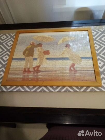 Фоторамка стеклянная, пазлы