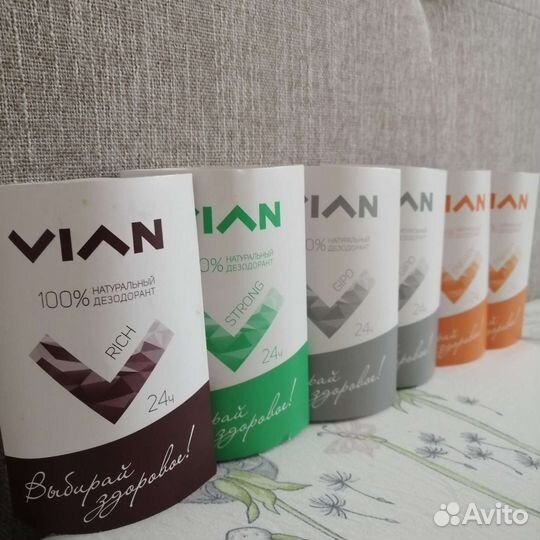 Натуральный дезодорант виан, vian