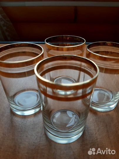 Фужеры цветное стекло СССР