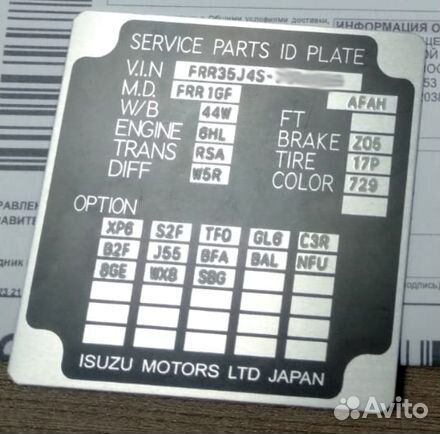 Заводские таблички шильды вин наклейки. За 1 день