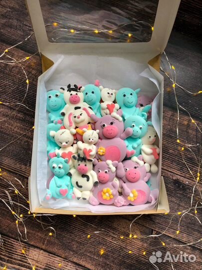 Фигурный маршмеллоу ручной работы