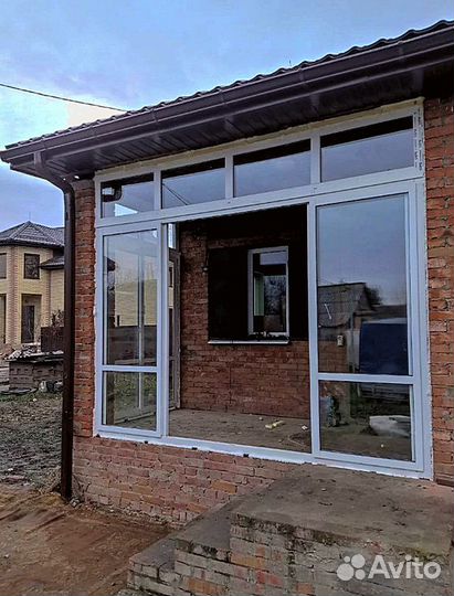 Остекление веранд, террас и беседок в рассрочку